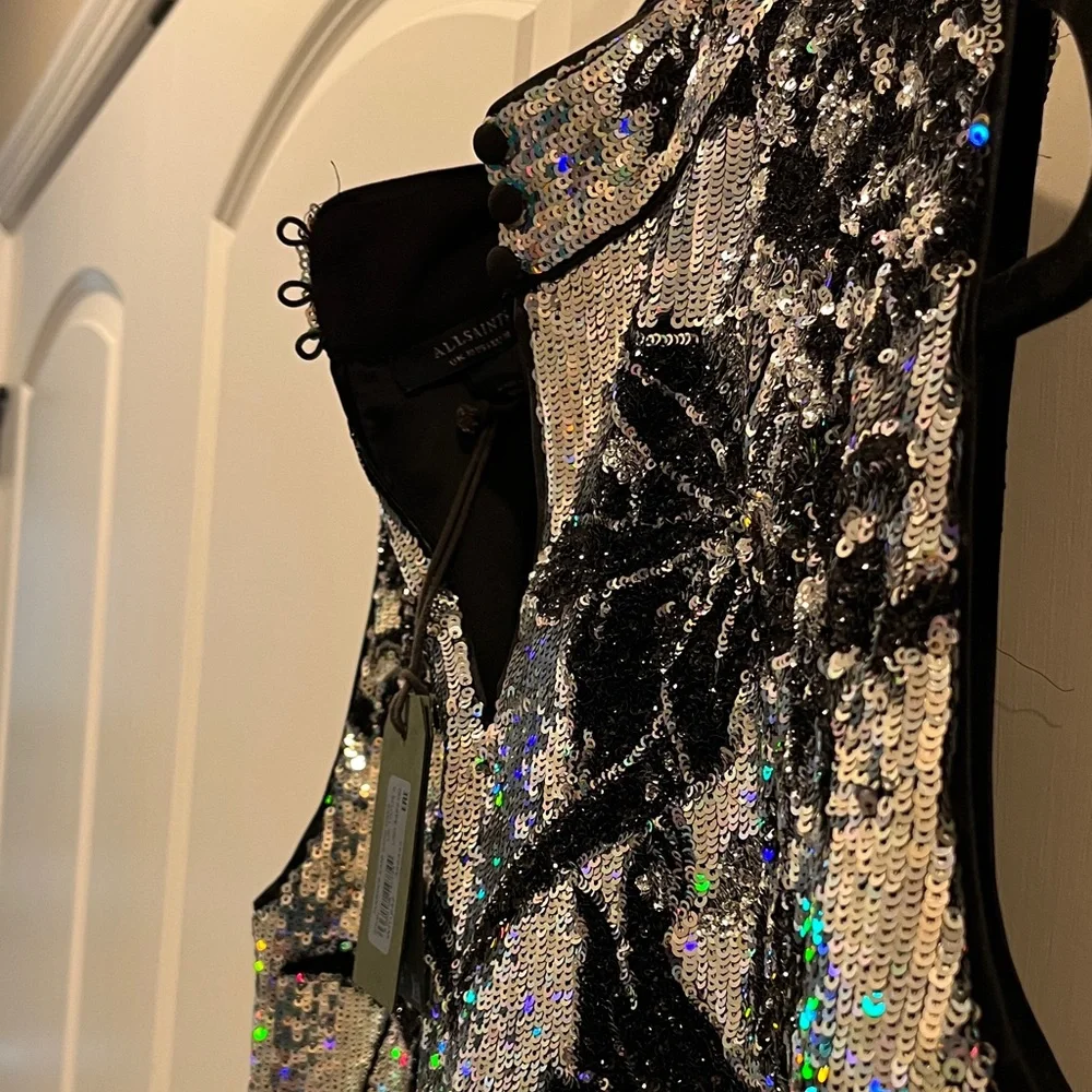 All Saints Harper Sequins Dress - Picture 7 of 7